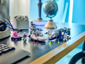 LEGO Star Wars minifigures six figures set for imaginative play.