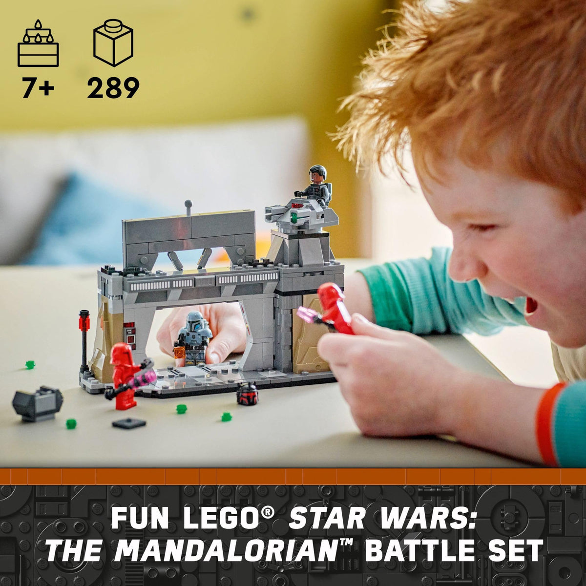 LEGO Star Wars Moff Gideon jetpack accessory for dynamic action scenes
