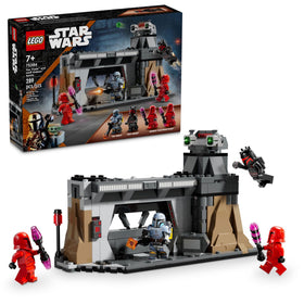 LEGO Star Wars Paz Vizsla and Moff Gideon Battle base with armored door for dramatic play sessions