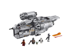 LEGO Star Wars Razor Crest 75292 front view with dual cockpit for immersive play