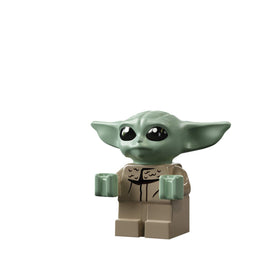 Razor Crest set with five minifigures including The Mandalorian and Baby Yoda for imaginative play