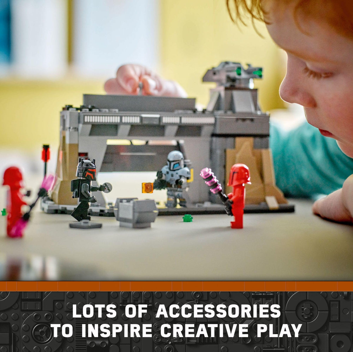 LEGO Star Wars rotating stud-shooting turret for interactive play