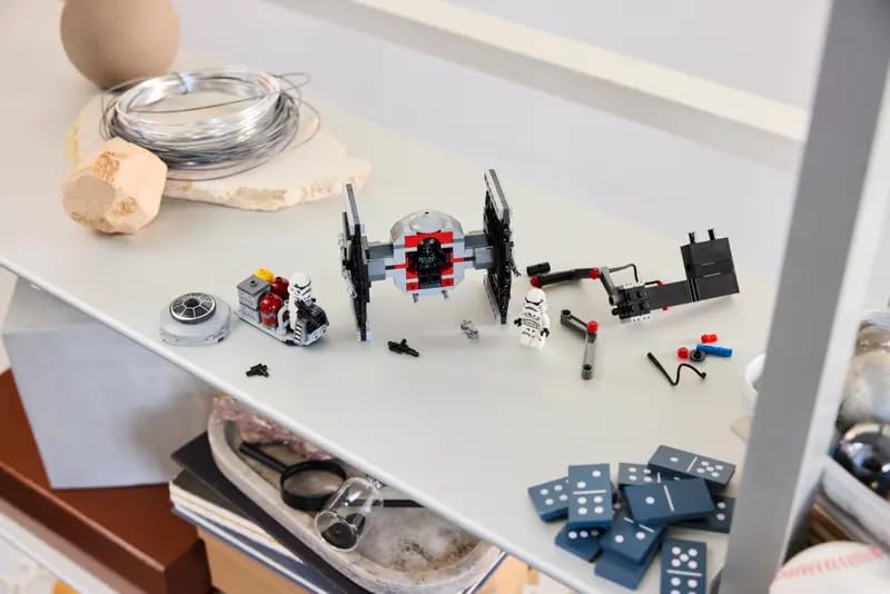 LEGO Star Wars service cart with detachable gear for customization.