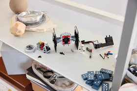 LEGO Star Wars service cart with detachable gear for customization.