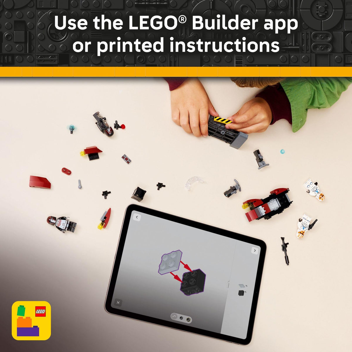 LEGO Builder app supports progress tracking with 3D model viewing