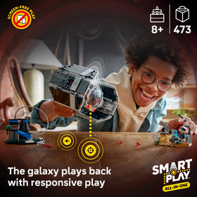 LEGO Star Wars SMART Play Darth Vader minifigure brings reactive features to life.