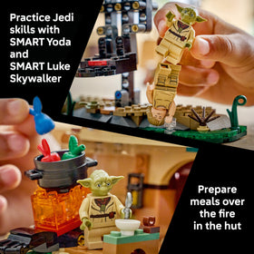 LEGO Star Wars SMART Play Luke Skywalker minifigure ready for training scenes