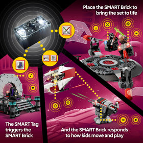 LEGO Star Wars SMART Play SMART Tags on A-wing trigger sounds.
