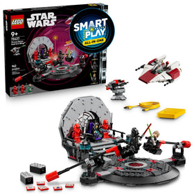 LEGO Star Wars SMART Play throne room duel setup with dynamic sounds.