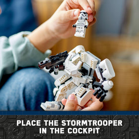 Posable Stormtrooper Mech limbs for dynamic posing and display