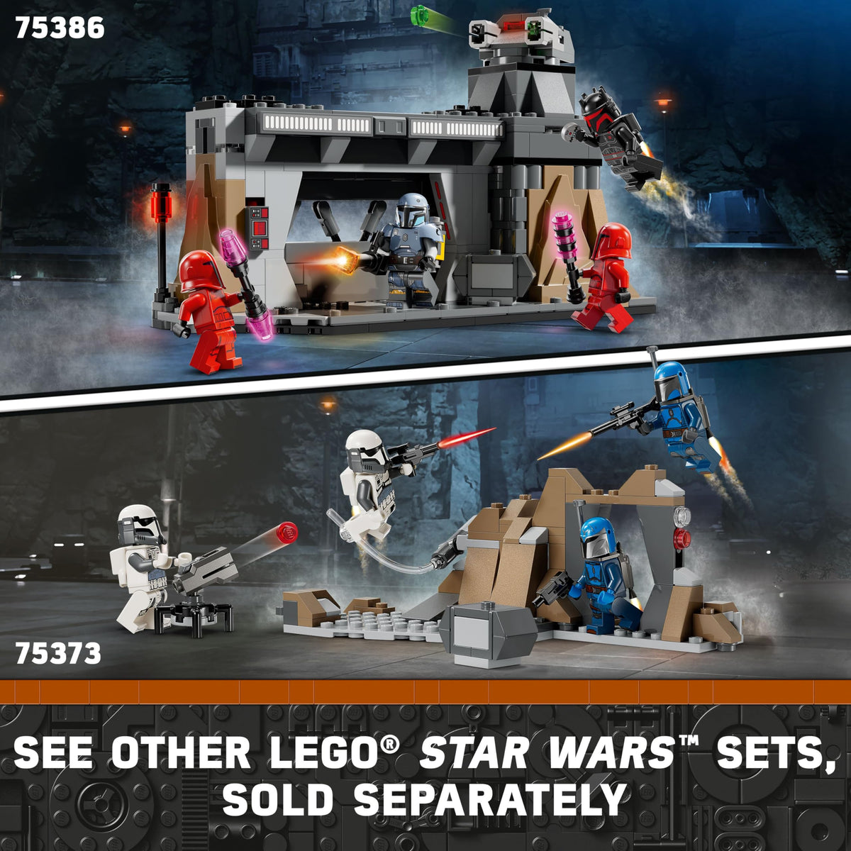 LEGO Star Wars storage box with thermal detonator accessory for creative setup