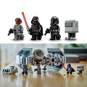 LEGO Star Wars TIE Bomber cart with torpedoes for convenient setup