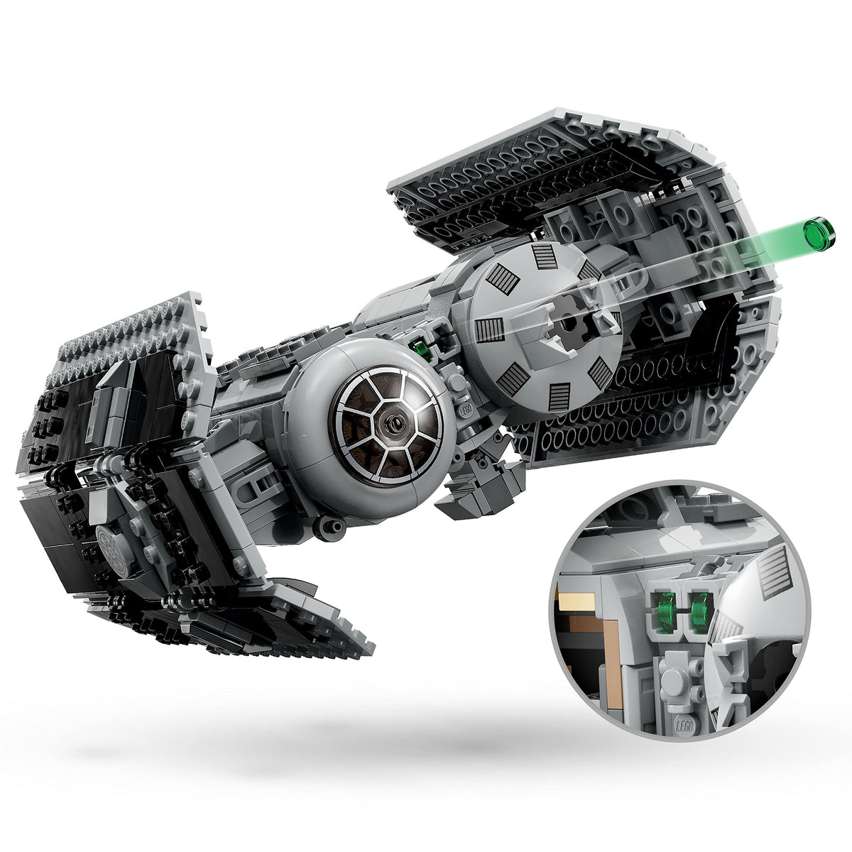 LEGO Star Wars TIE Bomber torpedoes included for adjustable attack sequences