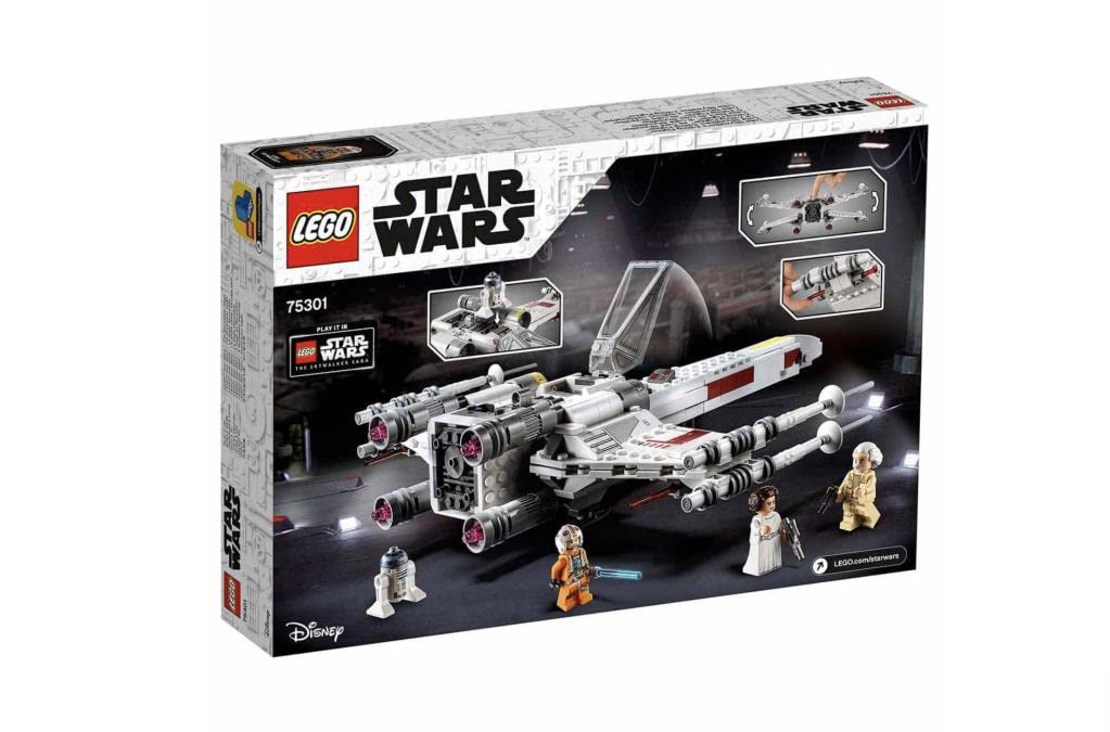 LEGO Star Wars X-Wing with two spring-loaded shooters for action play
