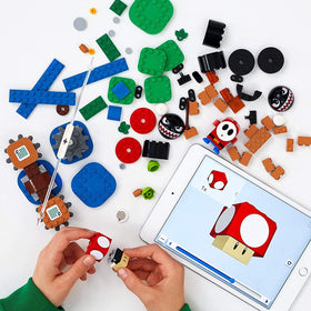 LEGO Super Mario 132-piece set supports imaginative building play.