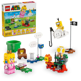 LEGO Peach interactive figure on cloud module sparks imaginative play