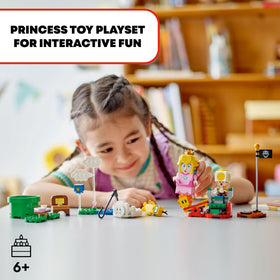 LEGO Peach picnic-scene invites storytelling and social play