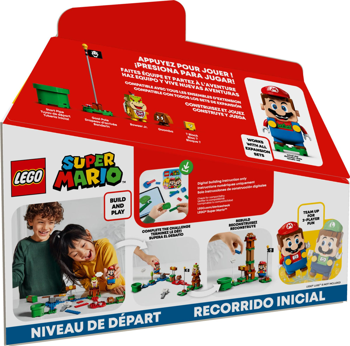 Free LEGO Super Mario app supports extra play modes and safe sharing
