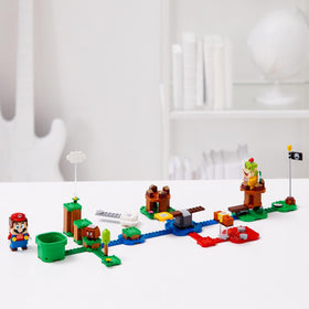 Start Pipe to Goal Pole path with coin collection along the route