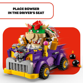 Brick-built Bowser figure brings the character into storytelling adventures.