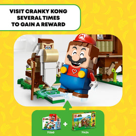 LEGO Super Mario Donkey Kong hammock nap area encourages cozy, relaxed play moments