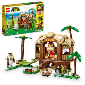 LEGO Super Mario Donkey Kong tree house exterior inviting jungle adventures and imaginative play