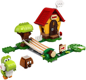 LEGO Super Mario House roof opening star block highlights interactive building and discovery
