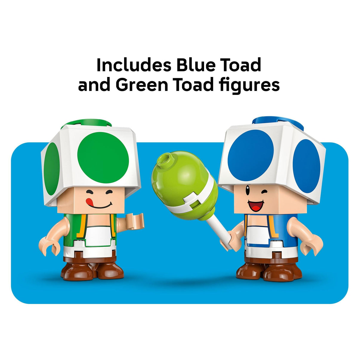 LEGO Super Mario Toad’s House gramophone turntable adds music cues to playtime