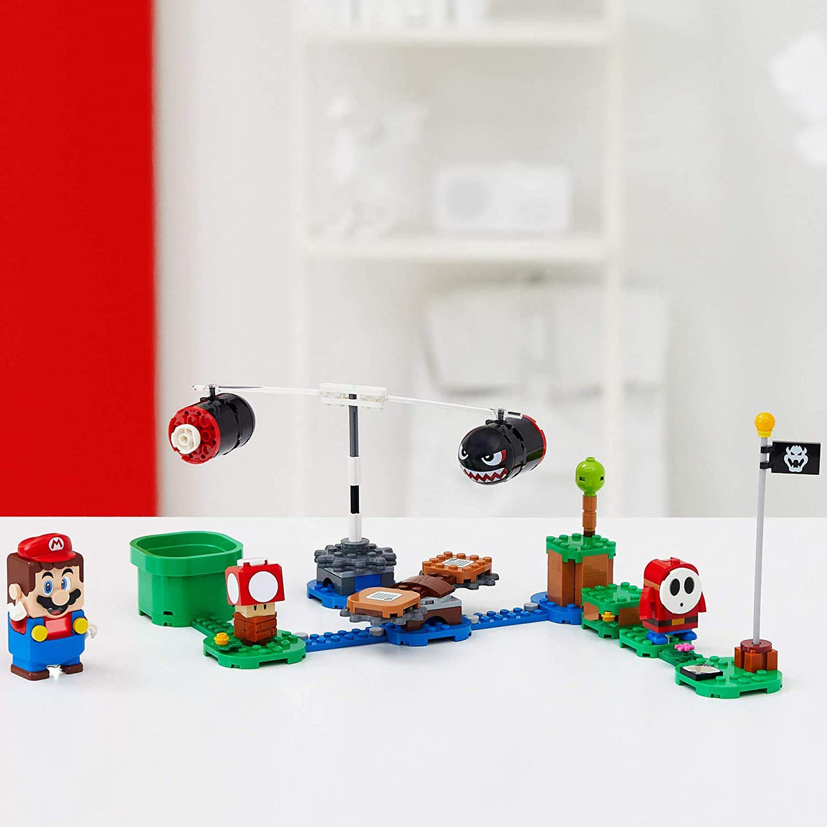 LEGO Super Mario Rotating platform invites timing-based challenges.