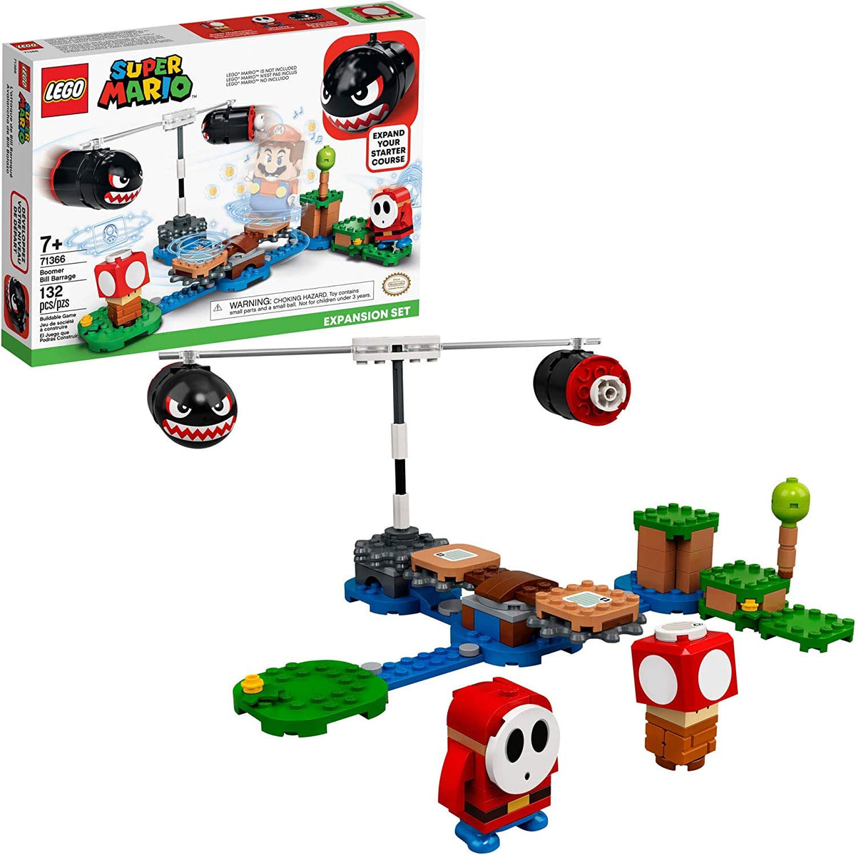 LEGO Super Mario Shy Guy figure introduces classic foe for variety.