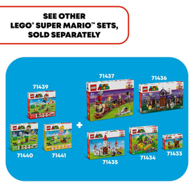 LEGO Super Mario Soda Jungle Maker Set Jungle scene showcases colorful scenery and cooperative building fun