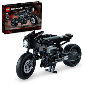 LEGO Technic Batcycle assembly step 1 highlights authentic Batman bike details for a focused build