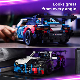 LEGO Technic BMW M4 GT3 EVO opening doors enhance interactive display and play moments