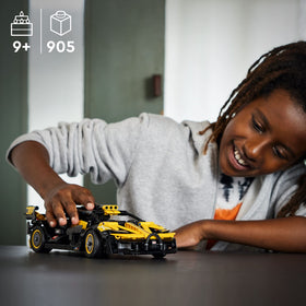 LEGO Technic Bugatti Bolide display model showcasing collectible build quality.
