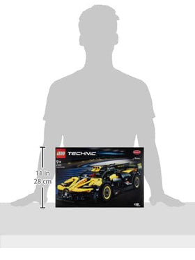 LEGO Technic Bugatti Bolide engine detail showcases the W16-inspired mechanism.