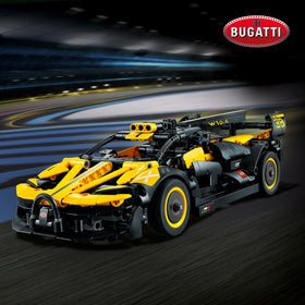 LEGO Technic Bugatti Bolide steering for responsive play and learning.