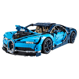 LEGO Technic Bugatti Chiron rear wing detail with adjustable performance look