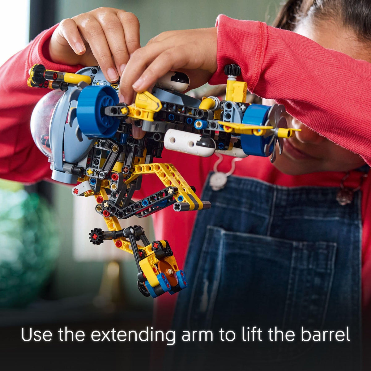LEGO Technic Deep-Sea Submarine rotating propellers add realistic motion during play