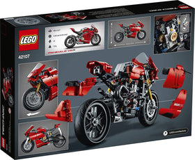 LEGO Technic Ducati Panigale V4 R rear suspension detail for smooth handling