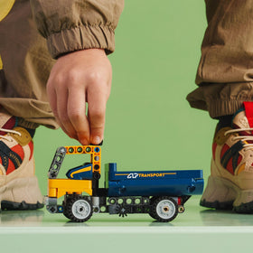 LEGO Technic Dump Truck 42147 excavator mode for creative role-play