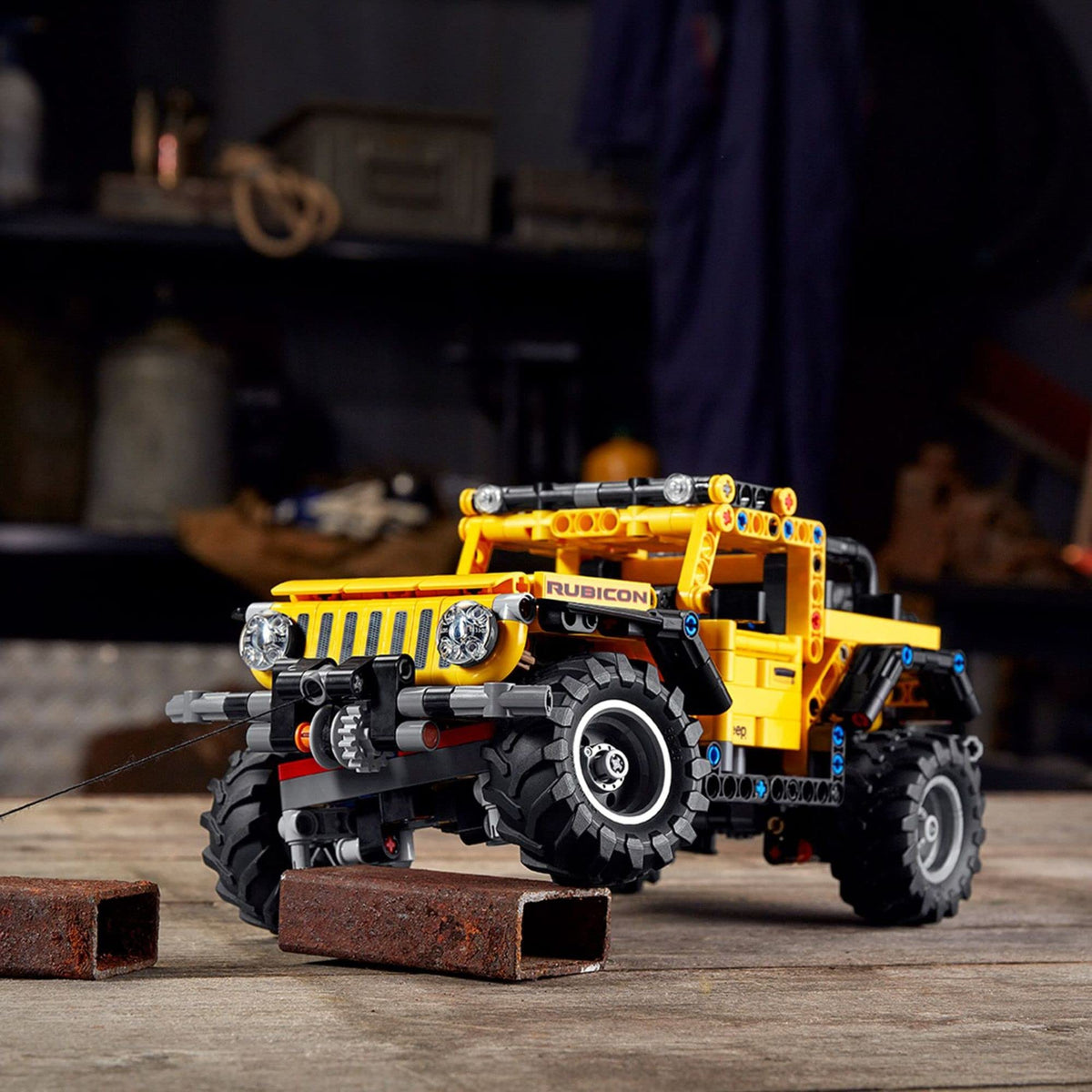 LEGO Technic Jeep Wrangler 4x4 branding: authentic Jeep styling for fans