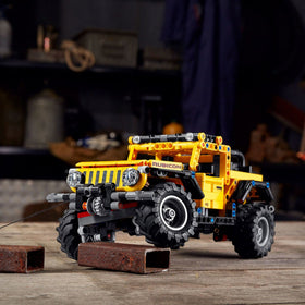 LEGO Technic Jeep Wrangler 4x4 branding: authentic Jeep styling for fans