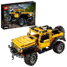 LEGO Technic Jeep Wrangler 4x4 front steering: realistic control for hands-on play