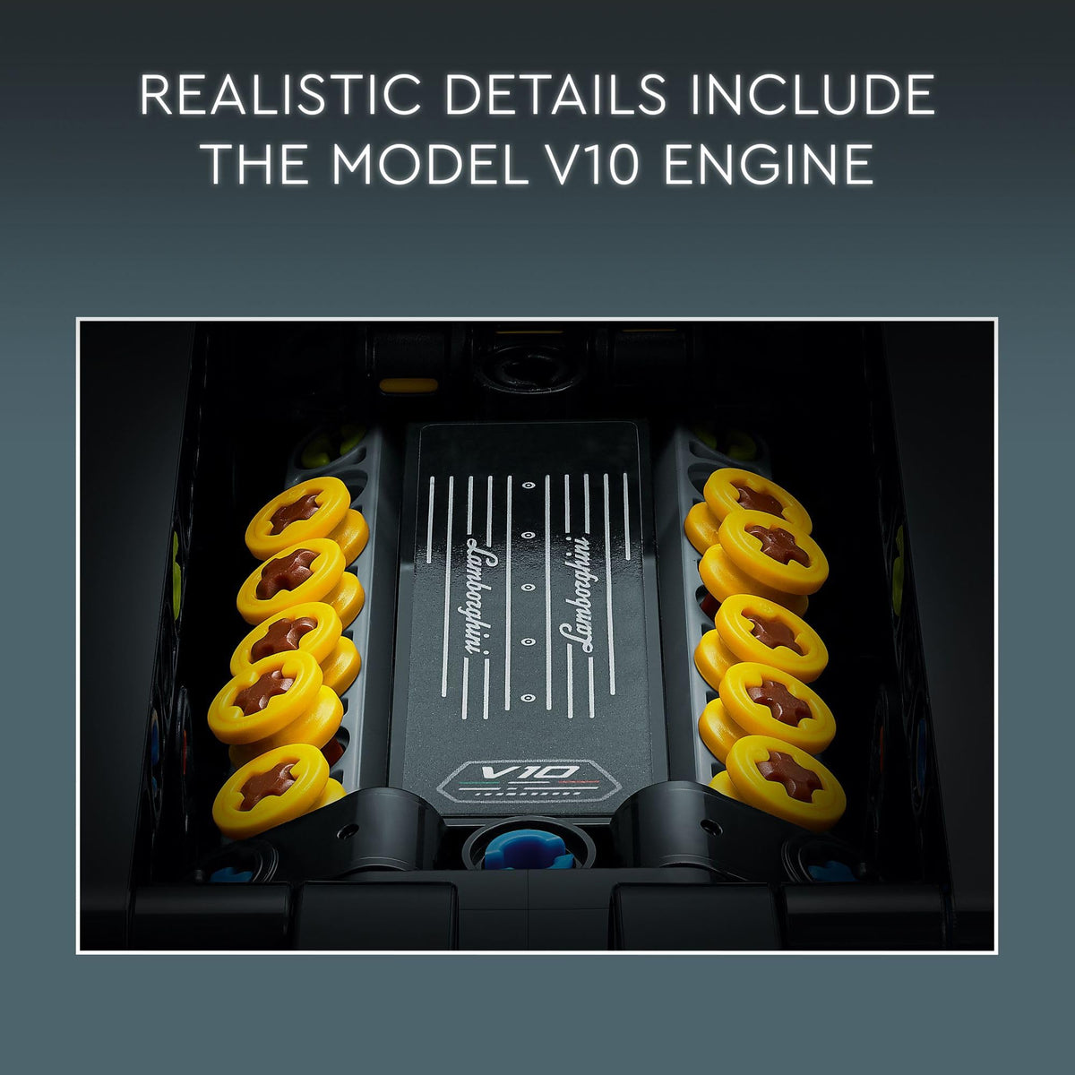 Opening doors on the Lamborghini model adds interactive play and display options.