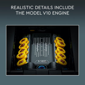Opening doors on the Lamborghini model adds interactive play and display options.