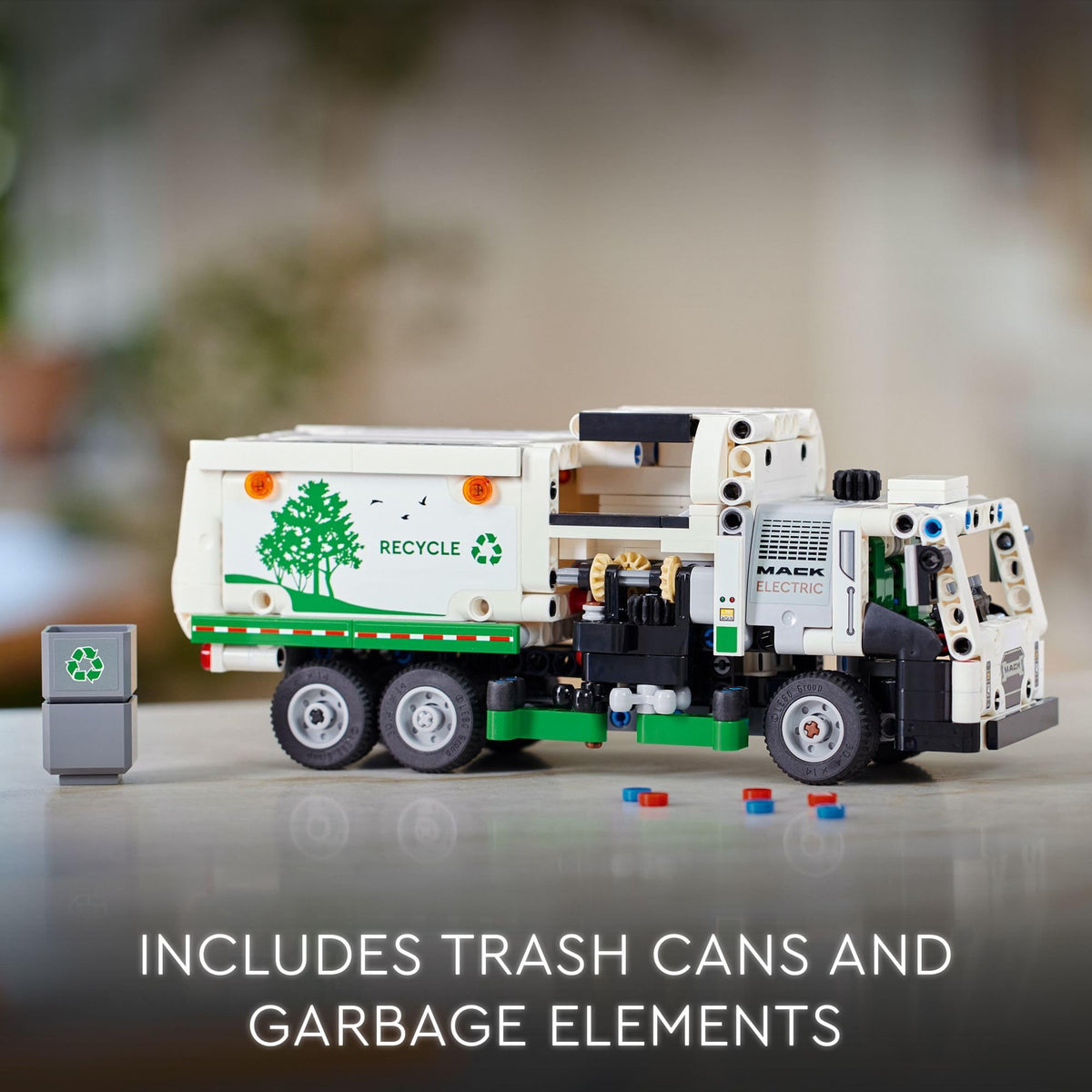 LEGO Technic Mack LR with 503-piece build encourages hands-on engineering exploration.