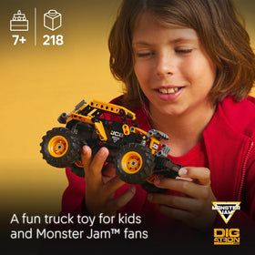 LEGO Technic Monster Jam DIGATRON rear detail shows sturdy build and functional design.