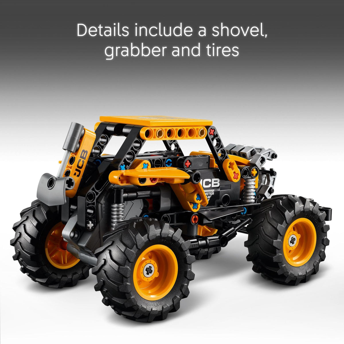 LEGO Technic Monster Jam DIGATRON shovel and grabber add interactive play.