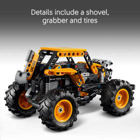 LEGO Technic Monster Jam DIGATRON shovel and grabber add interactive play.
