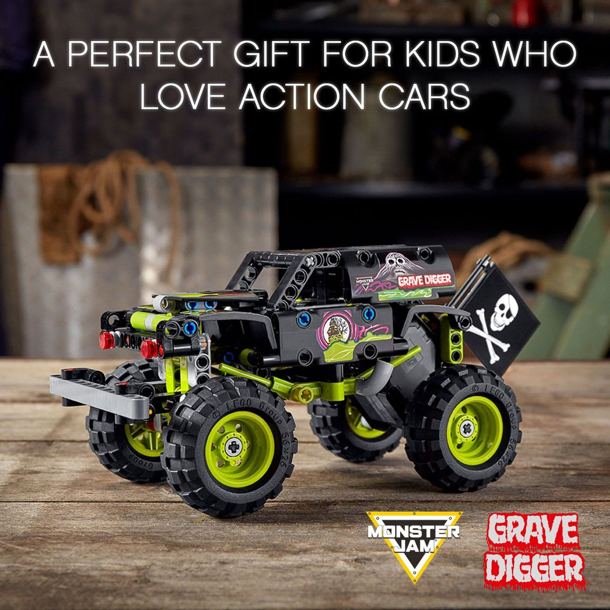 Grave Digger 42118 off-road buggy rebuild for versatile play